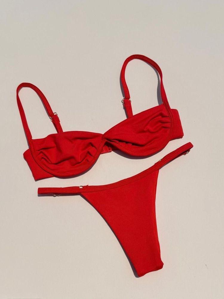 Poppy Underwire — Poppy red